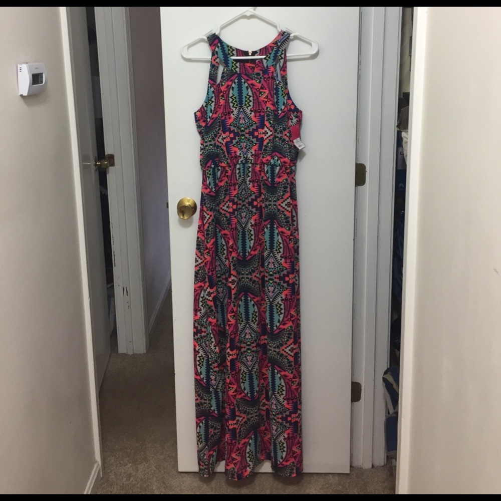 Maxi dress, multi color, NWT!