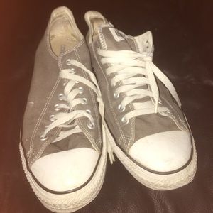 Converse chucks, grey, men's size 11