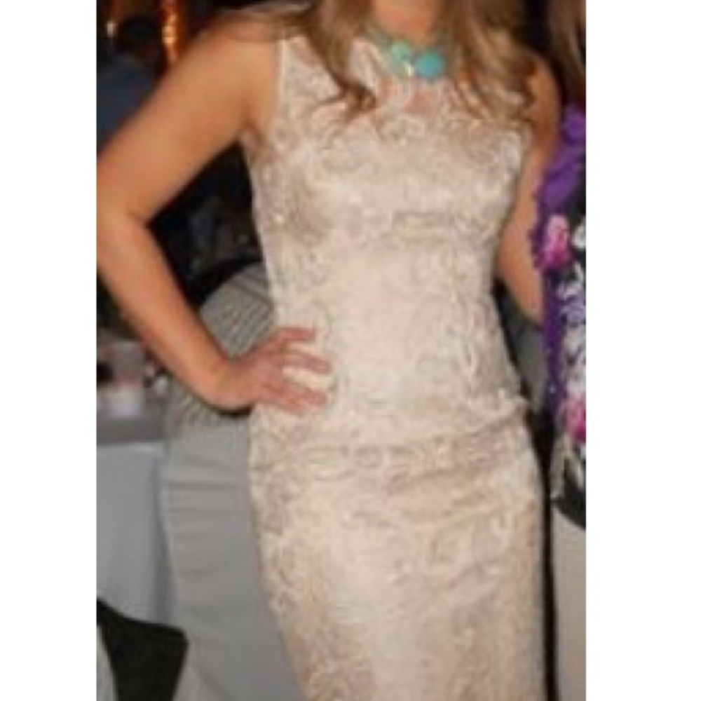 Adrian Papell gorgeous lace dress