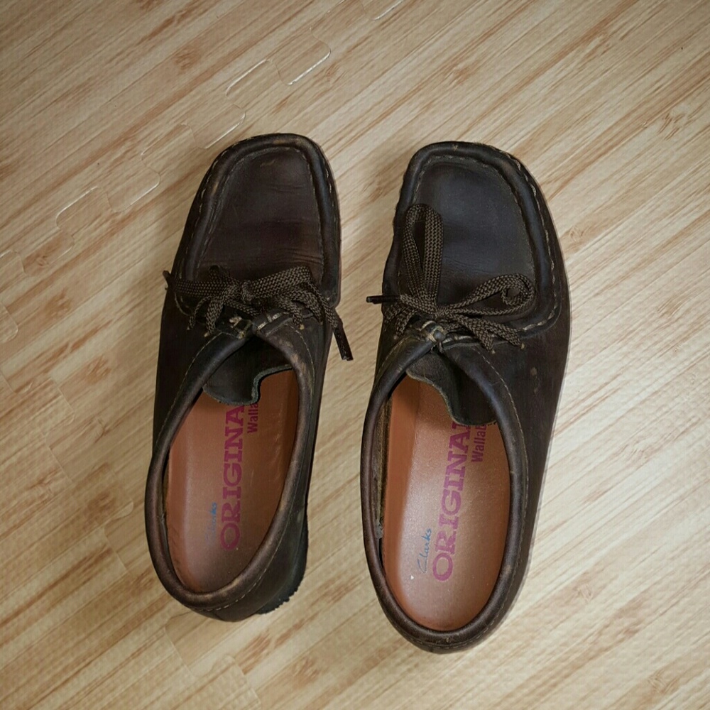 Clark's Original Wallabee Leather Shoes