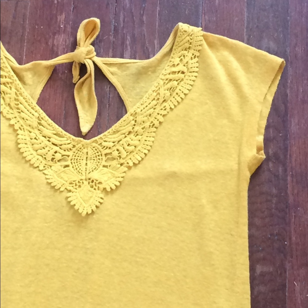 Lucky Brand Lace Embroidered Top