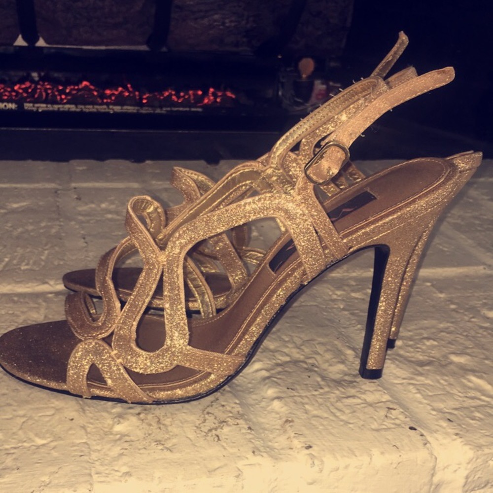 Nina Gold Heels