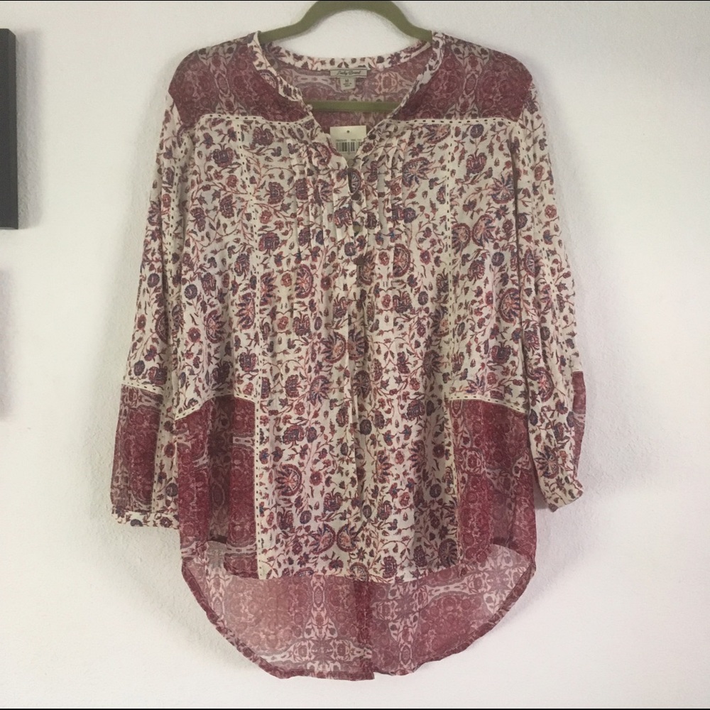 Bohemian Lucky Brand Blouse