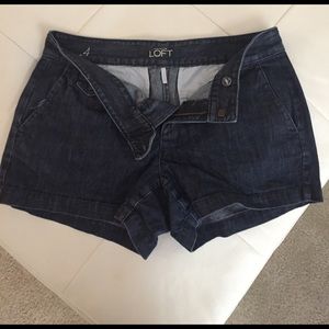 Loft jean shorts