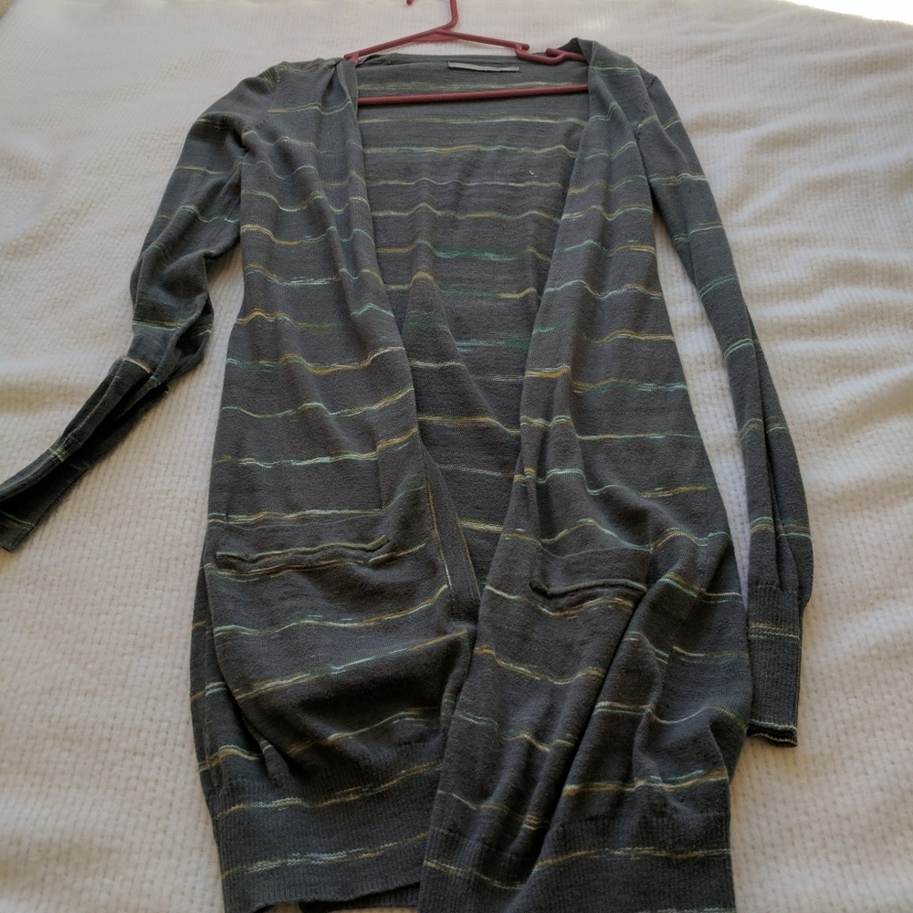 Long cardigan with pockets