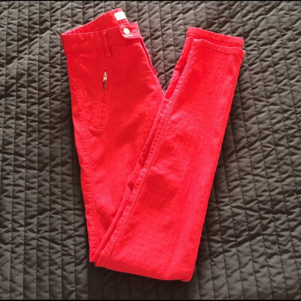 Zara Z1975 Zara basic dept. Denim size 2 orange