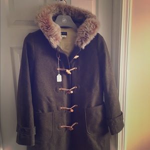 J.Crew wool winter coat with Thinsulate