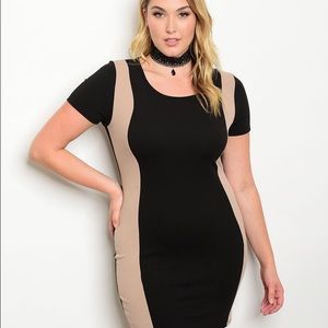Black and Mocha dress