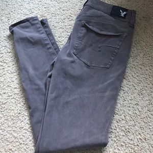 AEO Sateen Jegging Pants