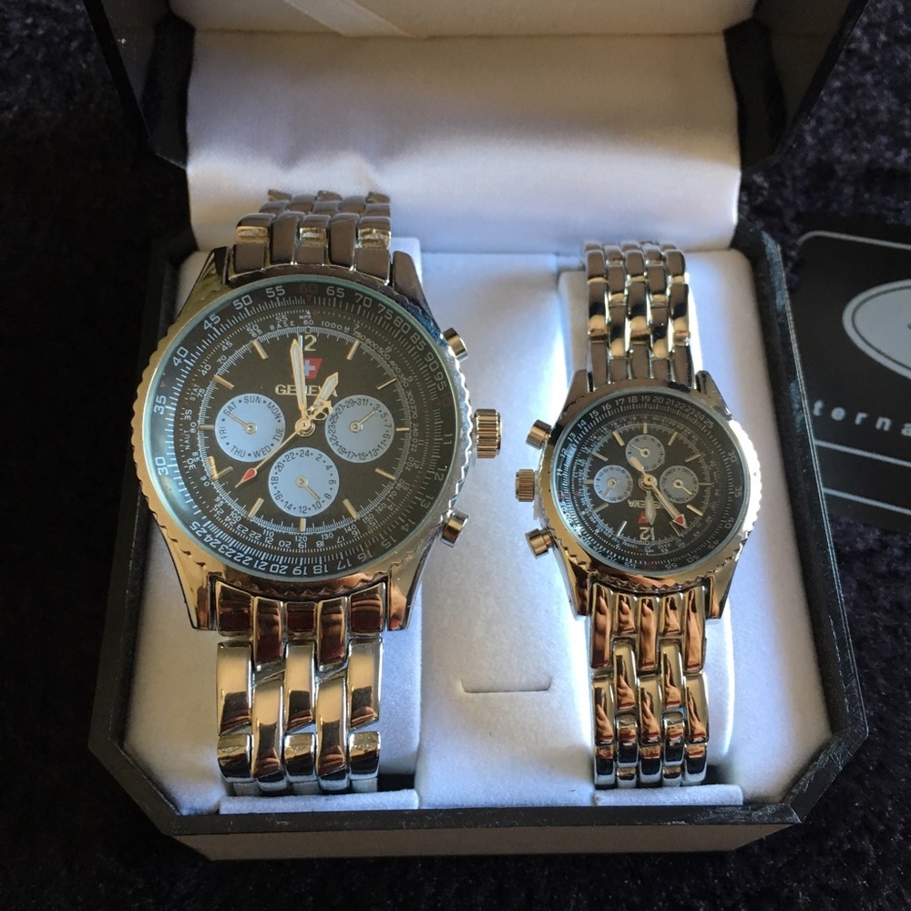 Geneva His and Hers Watch Set (Men's/Woman's)