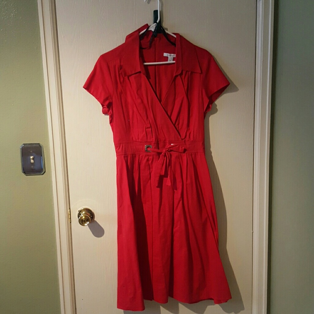 Red dress