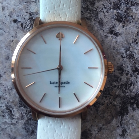 Kate Spade rose gold genuine leather watch main image 4