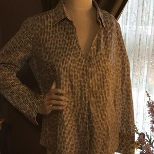 Two Express ladies long sleeve blouses.
