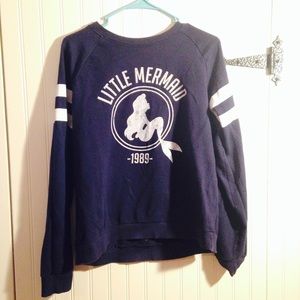 (On Hold) Little Mermaid 1989 Varsity Crew-Neck