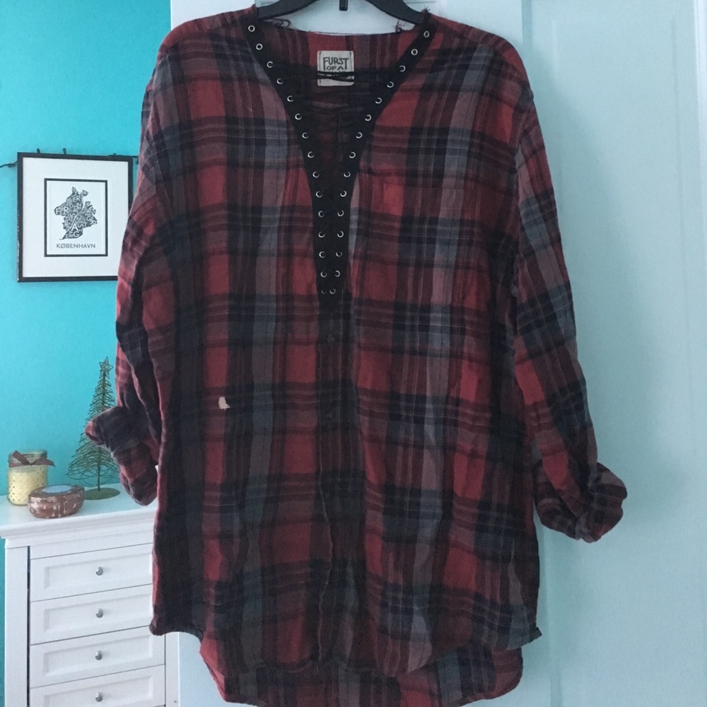 LF Furst of a Kind Lace up Flannel