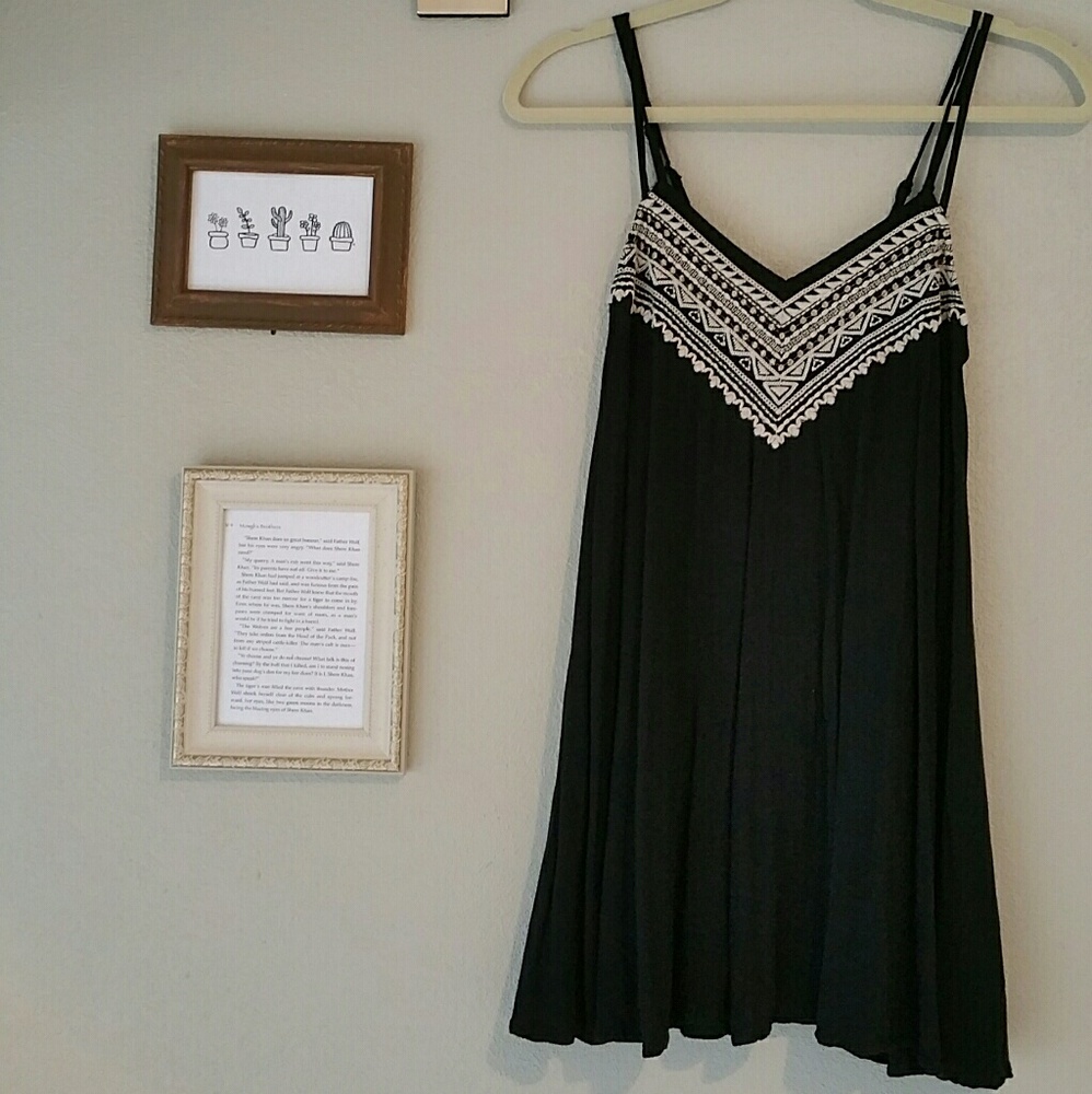 American Eagle Navy Strappy Tunic