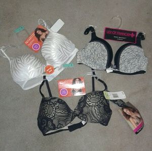 Set of 3 34b bras