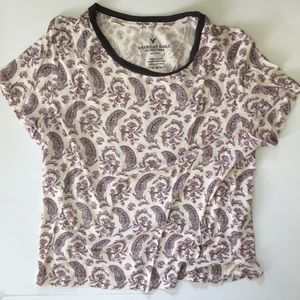 Paisley pattern T-shirt