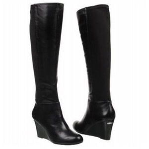 Michael Kors knee-high leather boots