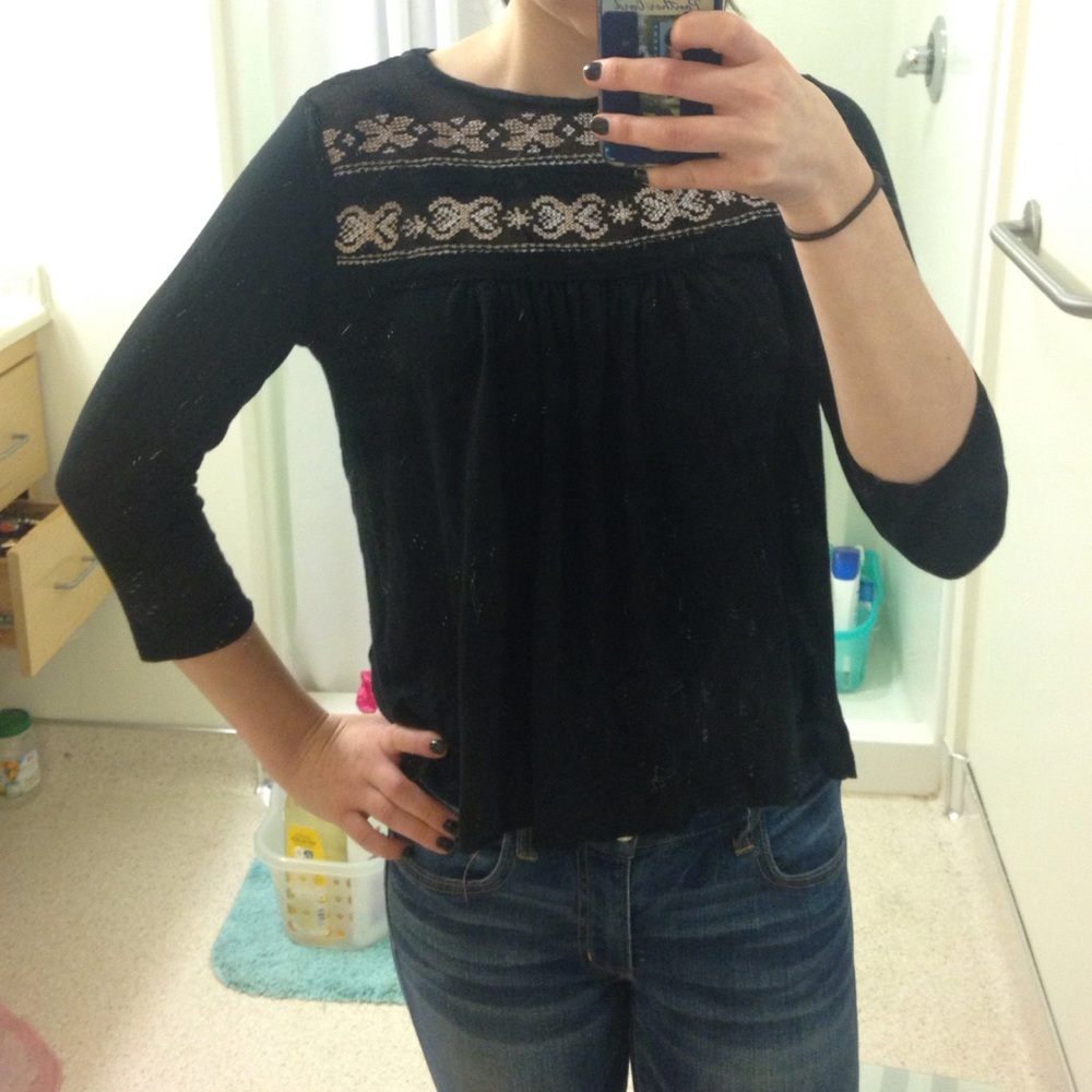 Flowy Embroidered Top