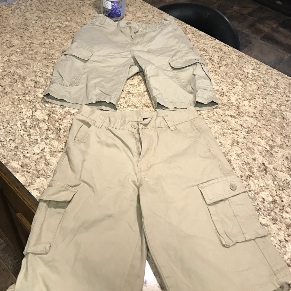 Boys khaki shorts