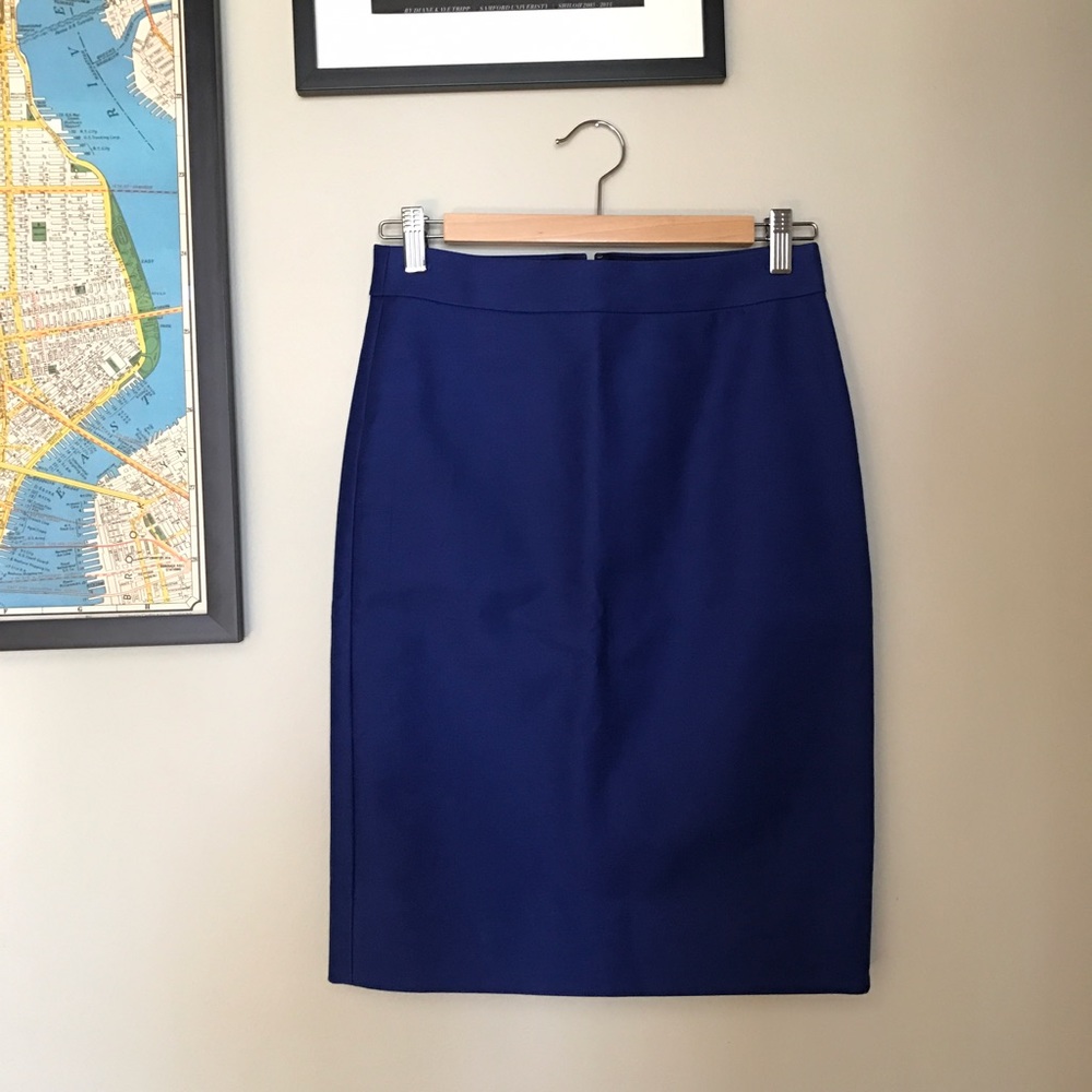 J.Crew Royal Blue No. 2 Pencil Skirt
