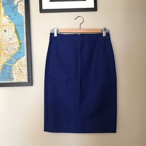 J.Crew Royal Blue No. 2 Pencil Skirt