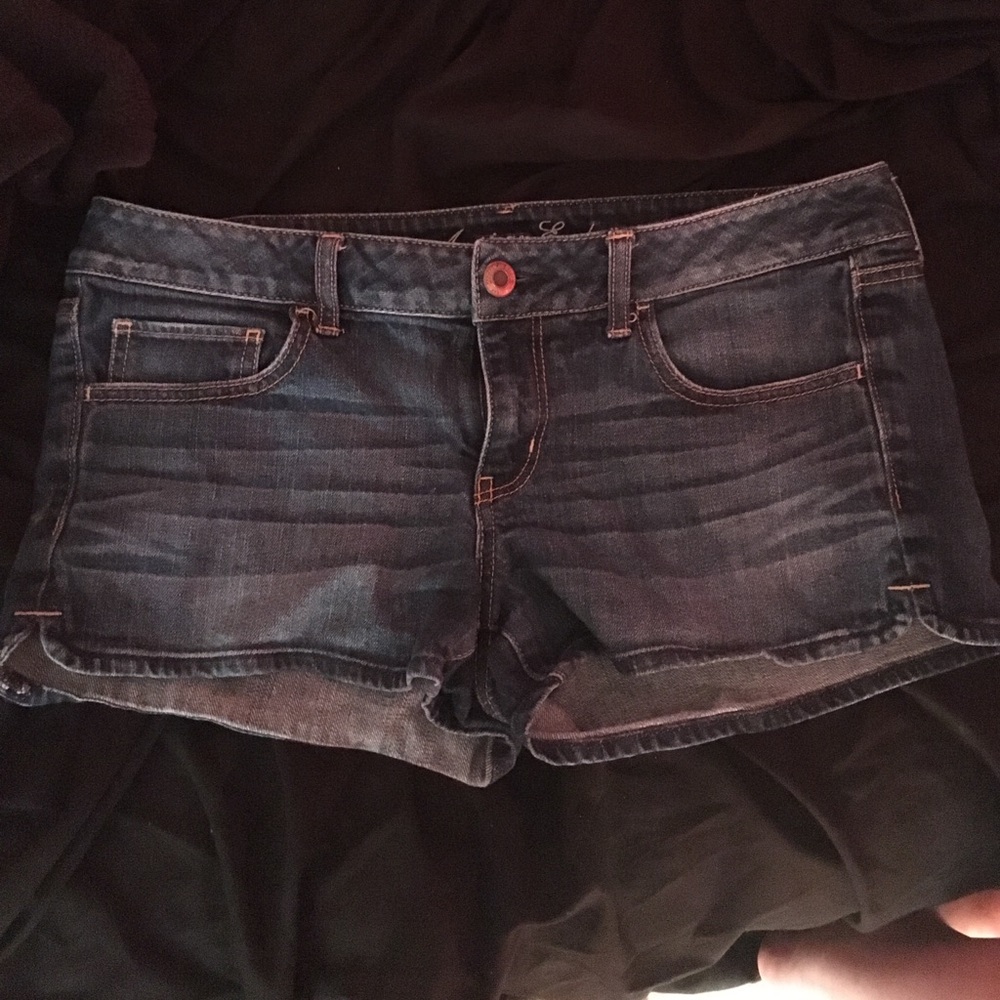 American eagle midi shorts