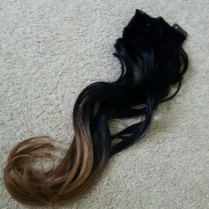 Human|synthetic blend extensions 18"