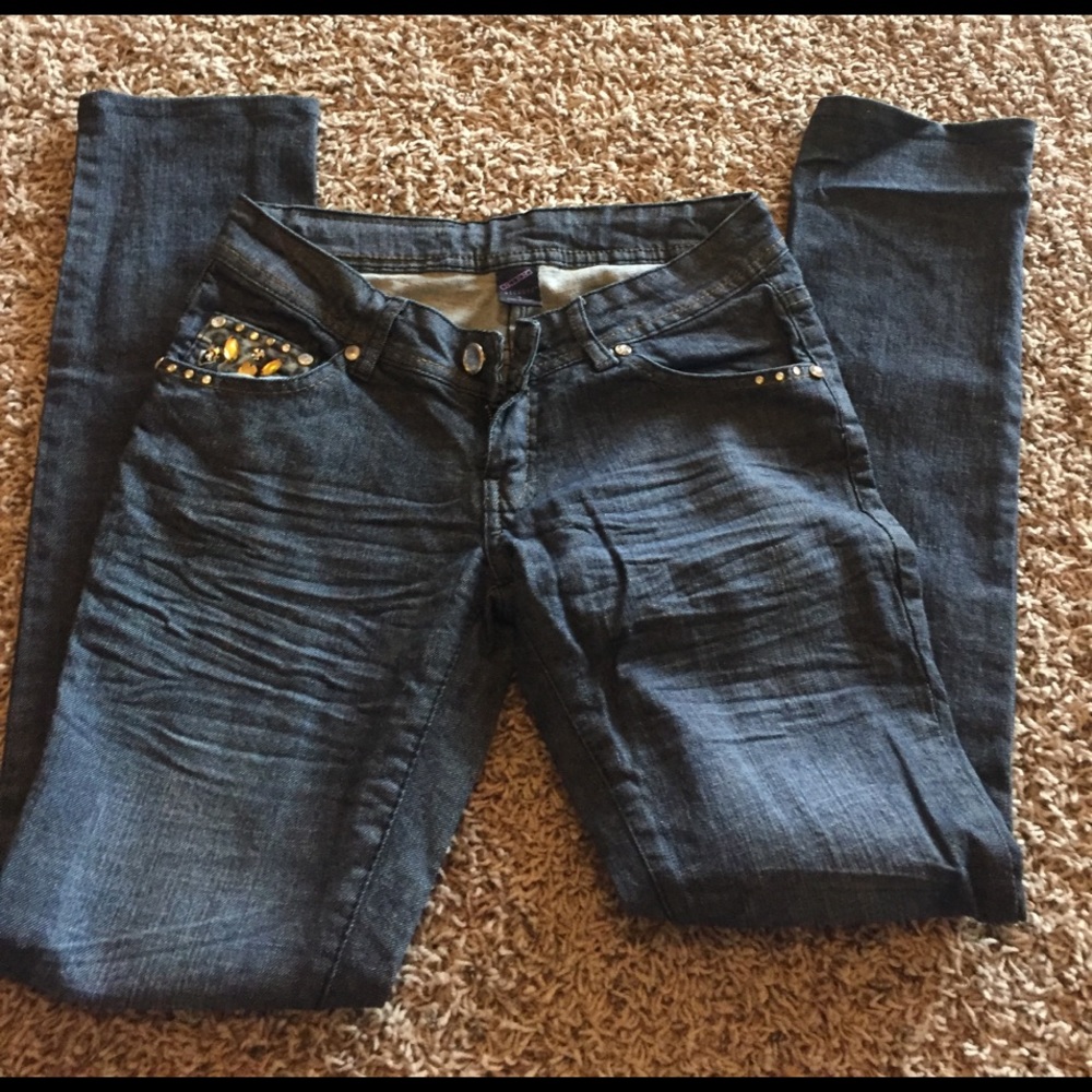 stretch denim with back pocket fun