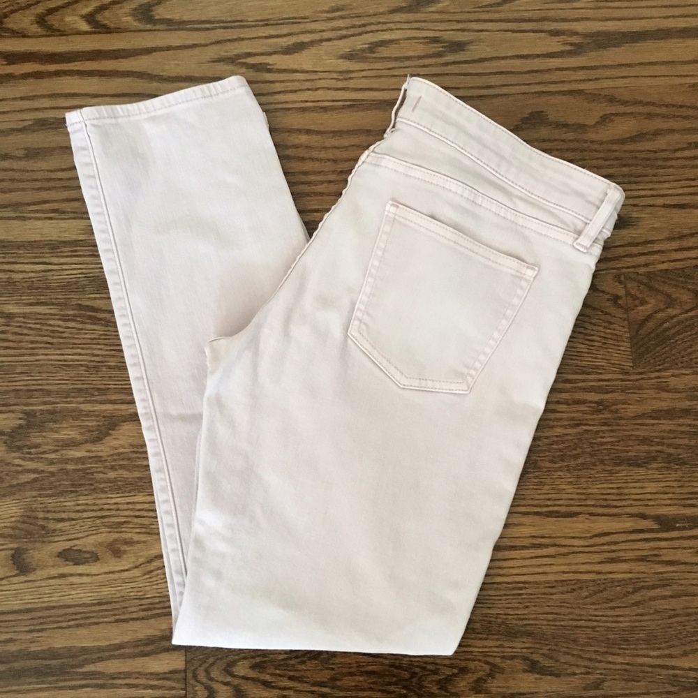 Uniqlo pink denim jeans