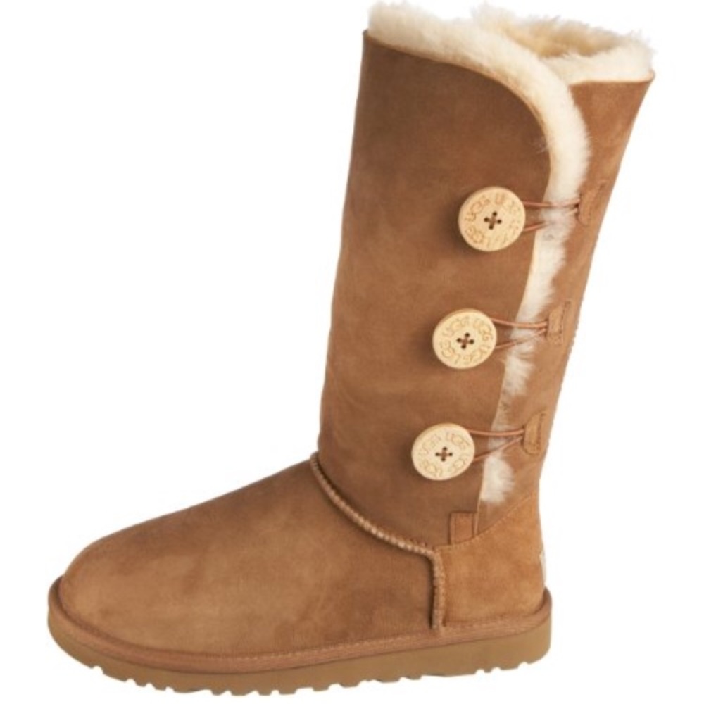 Uggs - tan button ups