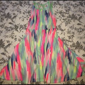 SPRING TANK DRESS WITH TIE BACK