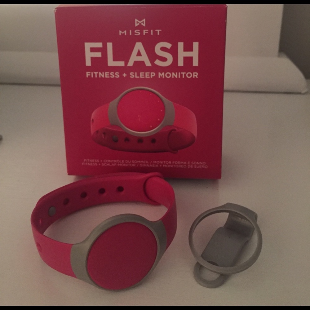 Misfit Flash like Fitbit fitness + monitor 💓 pink