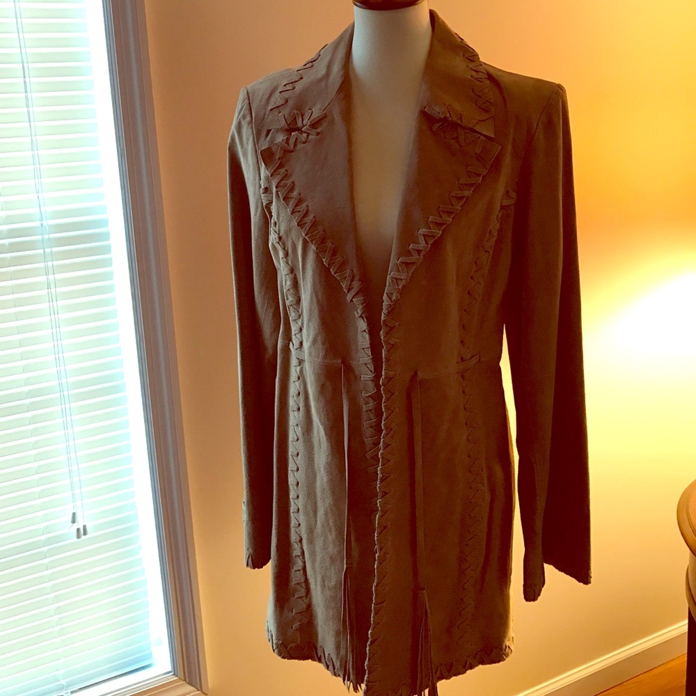 Boston Proper Brandon Thomas suede jacket