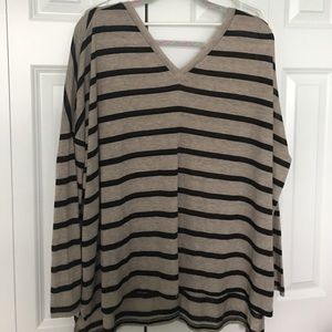 Express double v neck tunic