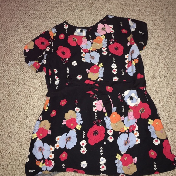 Floral women's scrub top - Picture 2 of 3