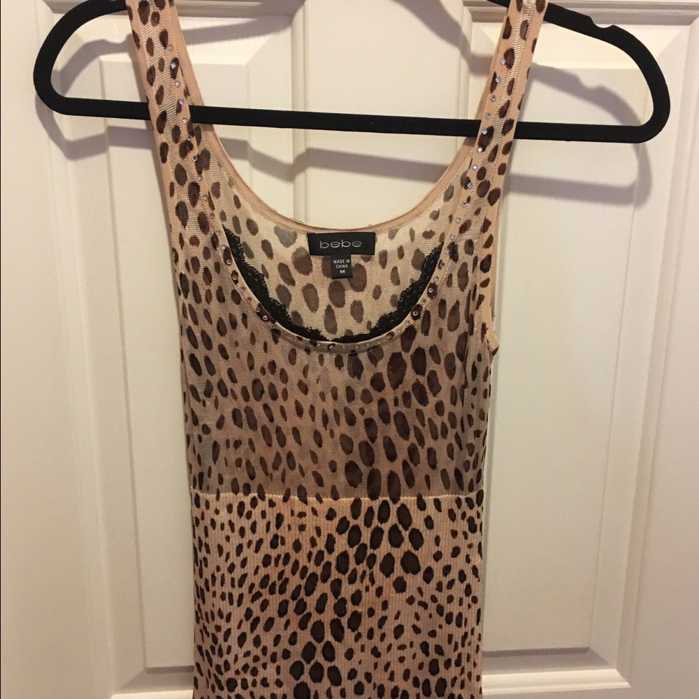 Bebe sheer top