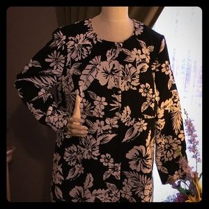 Evan Picone quilted jacket with silk lining