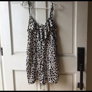Lush romper black and white