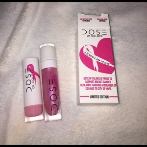Dose of Colors limited edition pink lip duo