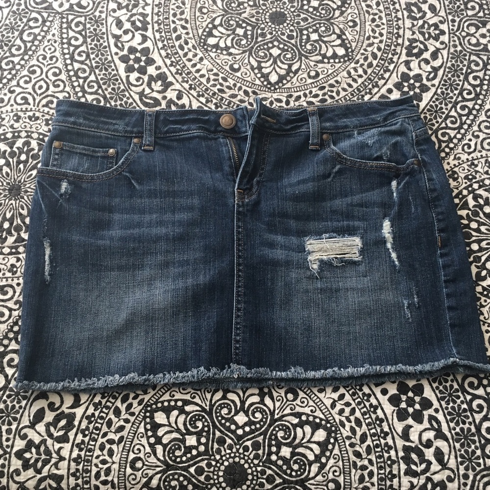 LC Lauren Conrad jean skirt