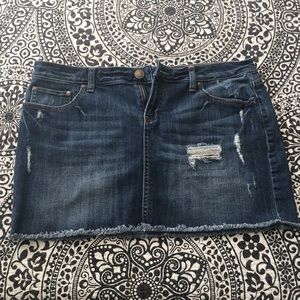 LC Lauren Conrad jean skirt