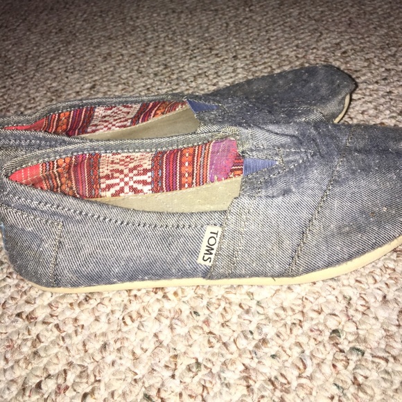 TOMS blue shoes - Picture 4 of 5