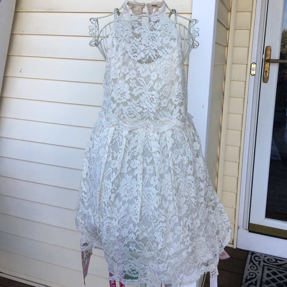 ⭐️SALE⭐️ NWOT Free People Cream- Colored Dress