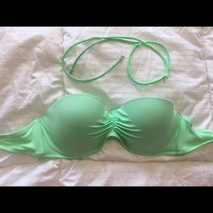 Bright green Victoria Secret bathing suit top
