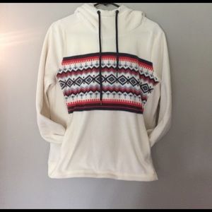 A&F Sherpa lined hooded fleece.