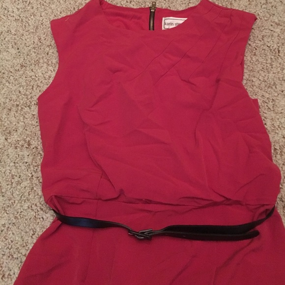 Red business dress - Picture 2 of 4