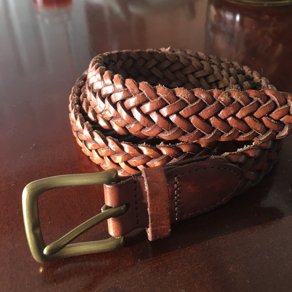 Accessories - Genuine leather braided belt