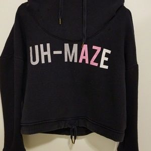 Louand Grey (Uh Maze) Drawstring Hoodie